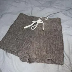 juemiニットショーパンツ Contrast Knit Shorts グレー - メルカリ