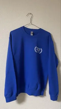 GILDAN スウェット 青 S 裏起毛 プリント トレーナー ユニセックス