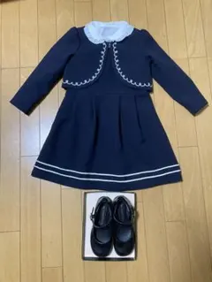 子供服／フォーマル（110〜120cm）と靴セット（19cm）　女の子
