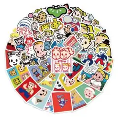 オサムグッズ　原田治　osamu goods シール60枚セットのサムネイル