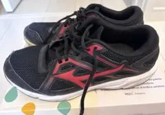 MIZUNO スニーカー 27cm ブラック レッドのサムネイル