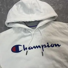 Champion 定番 ロゴ フーディ パーカー S