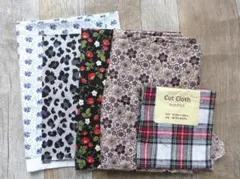 布　綿プリント　ハギレ５枚セット