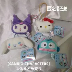 サンリオ キティちゃん クロミちゃん ハンギョドン シナモロール４個セット
