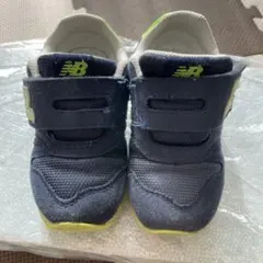 New Balance ネイビー/ライム 14.5cm 373