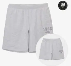 新品タグ付きノースフェイス Goto 1996 スウェットパンツ　短パン　グレー