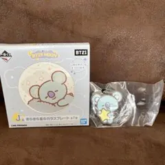 bt21 KOYA プレートとキーホルダーセット