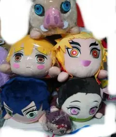 鬼滅の刃ぬいぐるみメガジャンボ 寝そべりぬいぐるみ5体セット