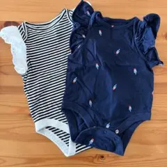 50サイズ GAP ロンパース 女の子 春 夏 ベビー服