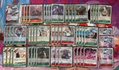 ワンピースカード 赤緑クリーク　デッキ　パーツ