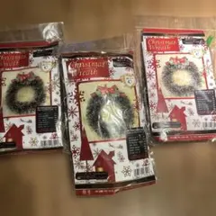 くるくるまき棒キット⭐︎クリスマスリース⭐︎3個セット