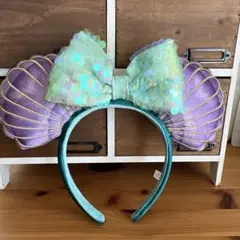 ミニー　 カチューシャ　アリエル　夏　貝殻