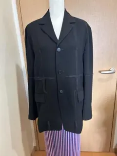 ⭐️最終価格⭐️bajra 黒ロングジャケット極美品⭐️のサムネイル
