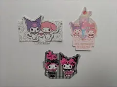 マイメロディ×クロミ ステッカー シール3種 まとめ売り