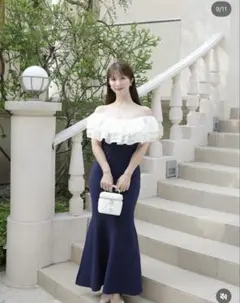 【Riu】Tiered off shoulder knit dress Rちゃん 2026年最新】Riu レディース ニットワンピースの人気アイテム - メルカリ
