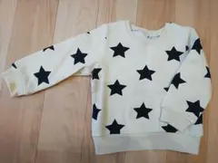 【サイズ 95】トレーナー 星 スター 裏起毛 モコモコ