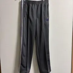 Needles トラックパンツ M ネイビー グレーライン - メルカリ