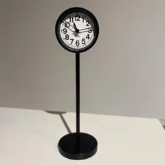 【無印良品】卓上時計（公園の時計・ミニ ブラック）のサムネイル