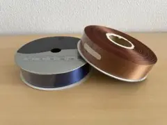 サテンリボン 2巻（青・茶）