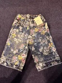 Gap ベビー バギーデニムパンツ 花柄 70cm