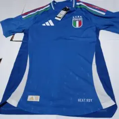 adidas サッカーシャツ XS 青 JSW39