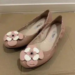 2026年最新】PRADA カラー：ピンク系 レディース フラットシューズ