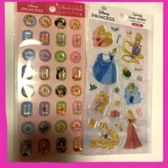 ディズニープリンセス　エポキシラメシール＆ストーンシールセット