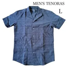 MEN'S TENORAS 半袖シャツ ブラック Lサイズのサムネイル