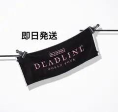 BLACKPINK フェイスタオル DEADLINE LOGO黒 ポップアップのサムネイル