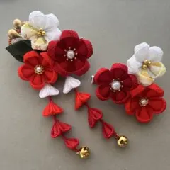 【004】つまみ細工　七五三　髪飾り　浴衣着物　和装