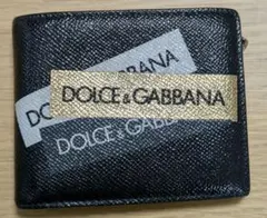 DOLCE&GABBANA 二つ折り財布 ブラックのサムネイル
