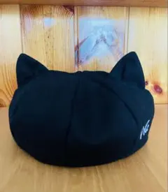 Polo ベビー用 猫耳 ベレー帽 ブラック
