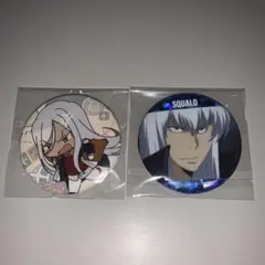 3*2様 リボーン スクアーロ 缶バッジ