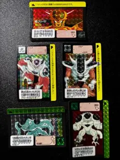 当時物】ドラゴンボールカードダス本弾8弾キラコンプ6枚 美品 1991年