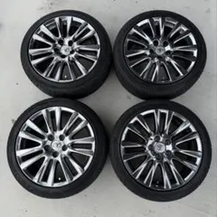 80ハリアー ナイトシェード純正ホイールタイヤセット新車外し225/55R19