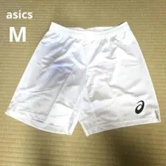 〖8〗新品 asics アシックス ハーフパンツ ホワイト M サッカー 未使用のサムネイル