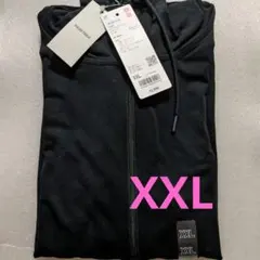 ユニクロ　エアリズムUVカットフルジップパーカ（長袖）XXL 黒色