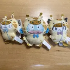 サンリオ　どうぶつ着ぐるみマスコット　ぬいぐるみ キリン編　全6種×30セット サンリオキャラクターズ どうぶつ着ぐるみマスコット キリン編