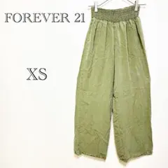 FOREVER 21 カジュアルパンツ 【XS】 薄手 ウエストゴム 薄手 春秋