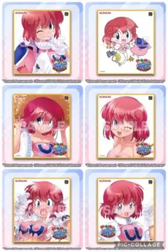 【未開封／匿名】ツインビーくじ／D賞 ミニ色紙 全6種コンプセット