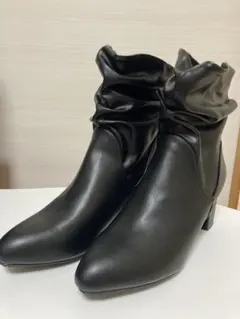 【美品】JELLY BEANS ショートブーツ ブラック ローヒール