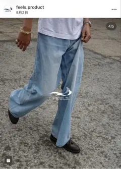 FEELS STANDARD STRAIGHT DENIM INDIGO 30 - メルカリ