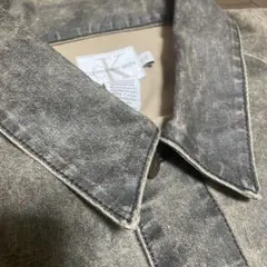 90s Calvin Klein デニムジャケット グレー フェード トラッカー
