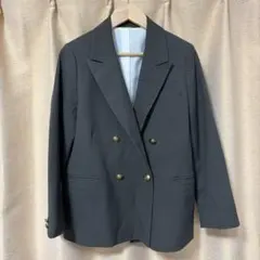 ミラオーウェン グレー ダブルブレストジャケット