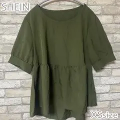 SHEIN シーイン ペプラム半袖ブラウスのサムネイル