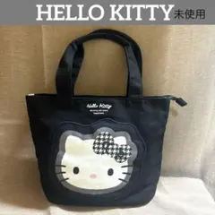 未使用　ハローキティ 　キャンバスバッグ　トートバッグ 　黒