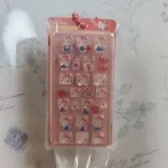 ハローキティ カプセルトイ　ボンボンドロップシール