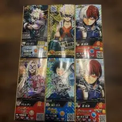 僕のヒーローアカデミア カードセット 6枚