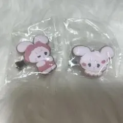 mikkoフロッキーヘアクリップ キャミー 2個セット