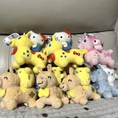 RODY×SANRIO CHARACTERSちいさなペアぬいぐるみ 7個セット